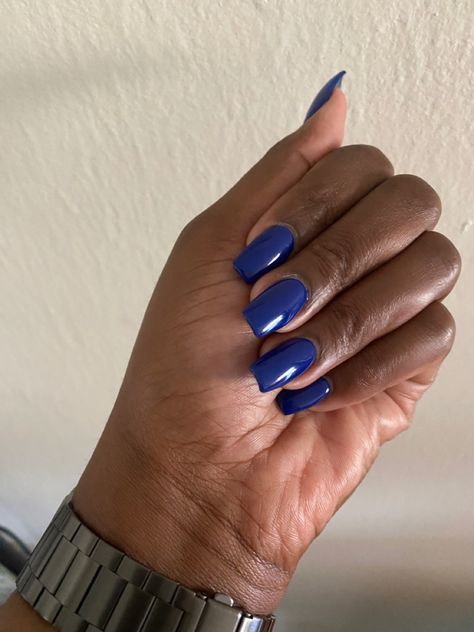 Dark Blue Oval Nails, Navy Blue Dip Powder Nails, Navy Blue Square Acrylic Nails, Navy Blue Nails Dark Skin, Navy Blue Nails Natural, Dark Blue Purple Nails, Indigo Blue Nails, Navy Gel Nails, Short Blue Nails Black Women