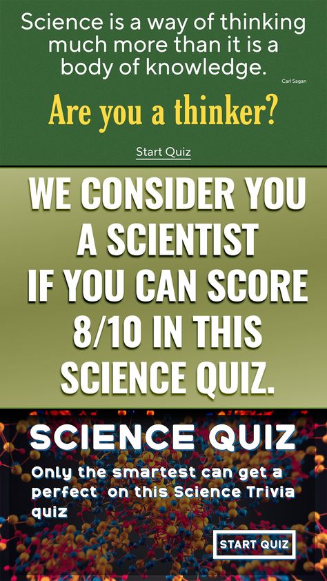 What Is Science? Find out more with these simple, fun science questions. #ScienceQuiz #ScienceTrivia #ScientificKnowledge #scienceQuizQuestions #TriviaQuiz #5thGradeScience Science Quiz, Science Trivia, Science Questions, What Is Science, Trivia Questions And Answers, 5th Grade Science, Trivia Quiz, Trivia Questions, Carl Sagan