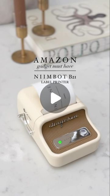 Gemma Mahabeer-Goldsmith on Instagram: "AD | Levelling up my organising game with the @niimbot B21 label maker ✨

I mean. Did you ever see a prettier gadget? Not only is this little piece of kit a total looker, it’s a smart cookie too…

Rechargeable & portable, it uses thermal inkless technology so no need to fork out on ink & toner refills. 

Download the easy to use @niimbot app & you can access loads of free label templates or customise your own on your phone. Just connect to the printer via Bluetooth & you’re good to go.

Compatible with different Niimbot label shapes & sizes, the B21 will automatically identify the label installed & adjust printing accordingly. Such a cleverclogs!!

Even better it’s currently in the Prime Deals! Check out the link in my bio for more info & use my disc Label Maker Pink, Niimbot B21, Cookie Label, Label Maker Machine, Prime Deals, Free Label Templates, Label Shapes, Label Maker, Ink Toner