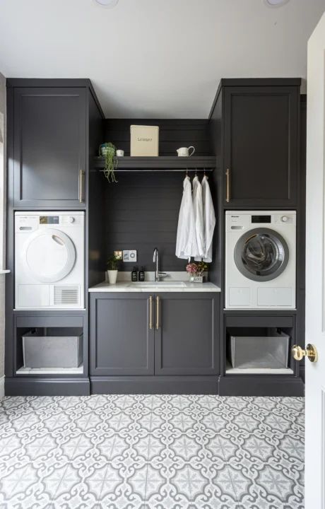 Custom-Made Bootroom / Laundry - Newcastle Design Utility Layout Ideas, Utility Room Inspiration, Utility Ideas, Boot Room Utility, Laundry Pantry, Utility Area, Small Utility Room, Utility Room Designs, Pantry Laundry