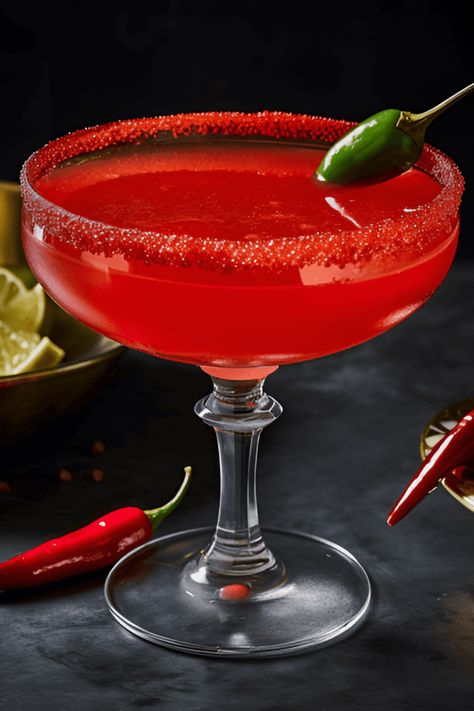 Discover the ultimate chili cocktails to spice up your drink repertoire. From a fiery Indian Summer mix to the tantalizing Lick My Chili, these recipes will take your taste buds on a wild ride. Embrace the bold flavors of chili-infused tequila, sweet agave nectar, and zesty lime juice for a unique and fiery kick in every sip. Get ready to elevate your cocktail game with these quick and easy recipes that pack a punch! Chili Cocktail, Mock Cocktails, Quick Chili, Infused Tequila, Warm Cocktails, Raspberry Cocktail, Spicy Drinks, Spicy Cocktail, Party Cocktails