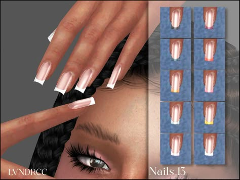 The Sims 4 Cc Resource Nails, Acrylic Nails Sims 4 Cc, Sims 4 Nail Mods, Sims 4 Short Nails Cc, The Sims 4 Cc Resource Accessories, Free Sims 4 Cc Nails, Sims 4 Alpha Cc Nails, Sims 4 Cc Women Nails, S4cc Nails