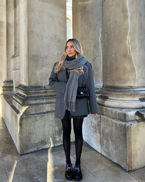 FREYA KILLIN. on Instagram: "6 outfits I’ve worn recently. Which is your fav? All outfits tagged and also linked on my @ltk.europe" Gray Blazer Outfit Women, Grey Blazer Outfit, Blazer Outfits For Women, Stylish Fall Outfits, Europe Outfits, Paris Outfits, Outfit Jeans, Grey Outfit, Cute Winter Outfits