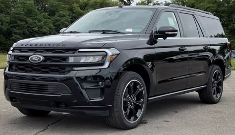 Black Ford Expedition, 2024 Ford Expedition, Ford Expedition Interior, Vision List, Garage Goals, Luxury Cars Range Rover, Audi Q8, Mom Car, Ford Excursion