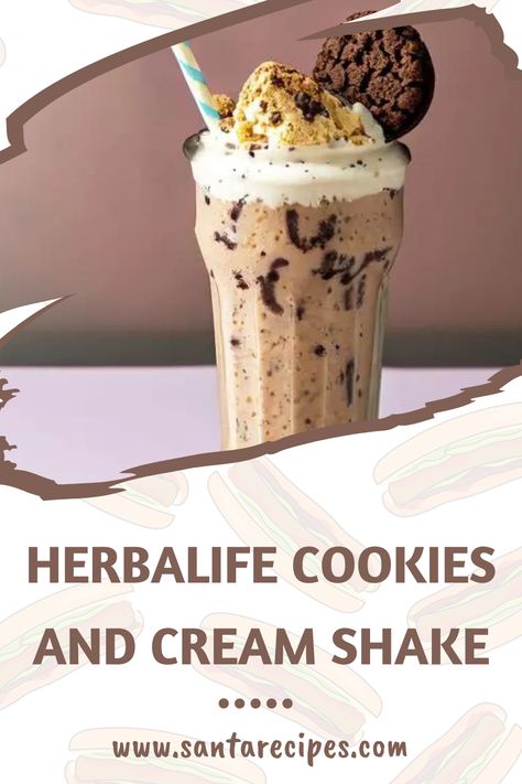 A tantalizing fusion of rich flavors and health benefits, the Herbalife Cookies And Cream Shake can be crafted in just a few simple steps. Cookies And Cream Shake, Chili Recipe Pioneer Woman, Herbalife Cookies, Cookie Dough Herbalife Shake, Vanilla Herbalife Shake Recipes, Herbalife Shake Recipes With Prolessa, Herbalife Cookies And Cream, Herbal Life Shake Recipes Cookies And Cream, Santa Recipes