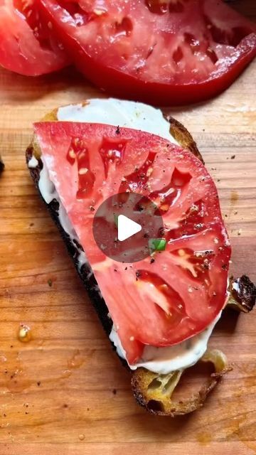 Heirloom Tomato Breakfast, Heirloom Tomato Sandwich, Heirloom Tomatoes Recipes, Tomato Sandwich Recipes, Basil Mayo, Heirloom Tomato Recipes, Blue Cheese Butter, Tomato Breakfast, Recipe Developer