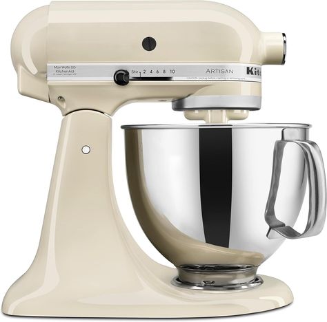 Amazon.com: KitchenAid Artisan Series 5 Quart Tilt Head Stand Mixer with Pouring Shield KSM150PS, Removable bowl, Aqua Sky: Electric Stand Mixers: Home & Kitchen Tilt Head, Kitchenaid Artisan, Head Stand, Almond Cream, Stainless Steel Bowl, Electric Mixer, Kitchen Appliance, Coffee Machines, Head Design