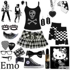 Skull and bones outfit Emo Clubbing Outfit, Emo Christmas Outfits, Emo Outfit Board, Cute Emo Clothes, Punk Emo Outfits, Emo 2016, Simple Emo Outfits, Clothing Ideas Aesthetic, Emo Outfits Ideas