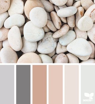 Stone Tones | design seeds | Bloglovin’ Palette Design, Design Seeds, Color Palette Design, Bathroom Colors, Colour Board, Painting Bathroom, Colour Palettes, Colour Schemes, Color Pallets