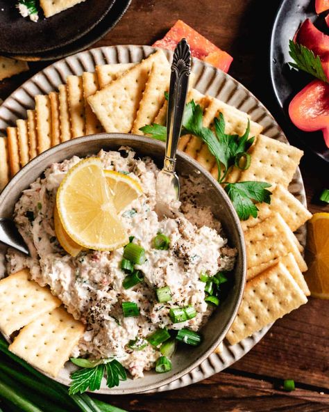 Florida Smoked Fish Dip Recipe Smoked Mahi Mahi Dip, Florida Smoked Fish Dip, Smoked Mackerel Dip, Smoked Fish Dip Recipe Florida, Smoked Tuna Dip Recipe, Smoked Fish Dip Recipe, Fish Dip Recipe, Smoked Tuna Dip, Smoked Trout Dip