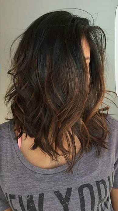 Cabelo Balayage Lob, Long Bobs, Hair Color Chocolate, Lob Haircut, Medium Long Hair, Long Bob, Light Brown Hair, Brown Hair Colors, Brunette Hair Color