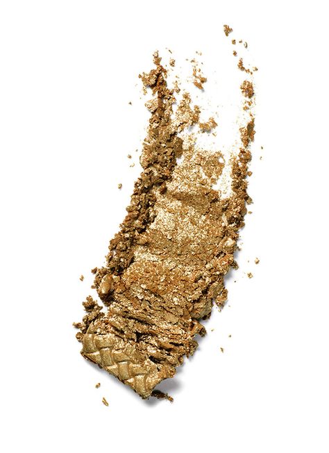 Gelée powder eyeshadow / Estée Lauder. Beauty Cosmetics Design, Golden Eyeshadow, Lancome Perfume, Powder Texture, Minimal Background, Highlights Instagram, Cream Texture, Gold Eyeshadow, Cosmetic Design