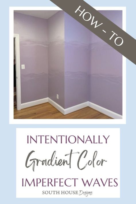 DIY Ombre Wall: A Guide Ombre Painted Walls, Ombre Paint, Floating Bookshelves, Ombre Wall, Diy Ombre, Kids Bedroom Inspiration, Bedroom Styles, Wall Paint, Wall Treatments