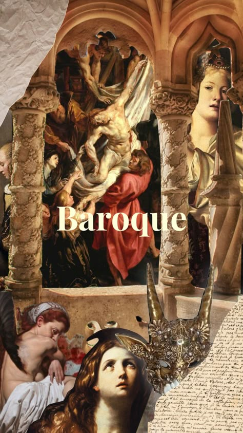 #aesthetic #collage #baroque #artboard Baroque Aesthetic Painting, Baroque Color Scheme, Baroque Era Aesthetic, Baroque Aesthetic Wallpaper, Modern Baroque Fashion, Baroque Mood Board, Baroque Art Wallpaper, Baroque Art Aesthetic, Dark Baroque Art