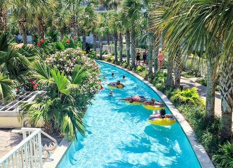 Florida Beach Resorts, Destin Florida Vacation, Fort Walton Beach Florida, Florida Getaway, Lazy River, Florida Resorts, Resort Pools, Fort Walton Beach, Beach Please