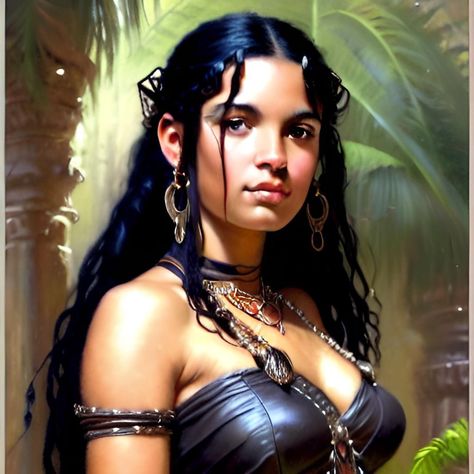 Female Warrior Tattoo, Taino Indians, Warrior Tattoo, My Ancestors, Scarlet, Cuba, Makeup Looks, Sketch, Fan Art