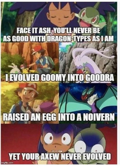 Funny Pokemon Pictures, Pokemon Memes Funny, Pokémon Funny, Iris Pokemon, Funny Pokemon, Pokémon Stuff, Cute Pokemon Pictures, Pokemon Images, Pokemon Comics