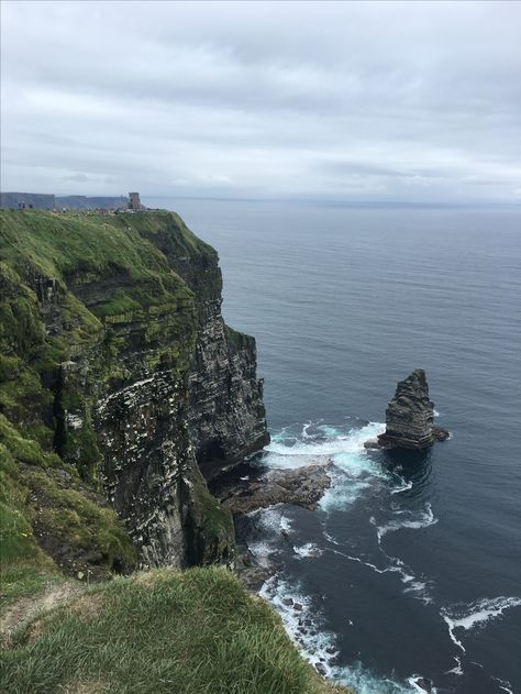 Cliffs of moher, Ireland (Harry potter film location) photo by @meganlaude Ireland Harry Potter, Cliffs Of Moher Aesthetic, Ireland Cliffs, Ireland Honeymoon, Cliffs Of Moher Ireland, Ireland Aesthetic, Scotland Forever, Europe Photography, Cliffs Of Moher