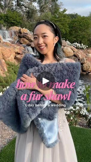 Diy Faux Fur Shawl, Diy Faux Fur, Learn From Mistakes, Faux Fur Shawl, Faux Fur Wrap, Fur Cape, Fur Wrap, Fur Shawl, Wrap Around