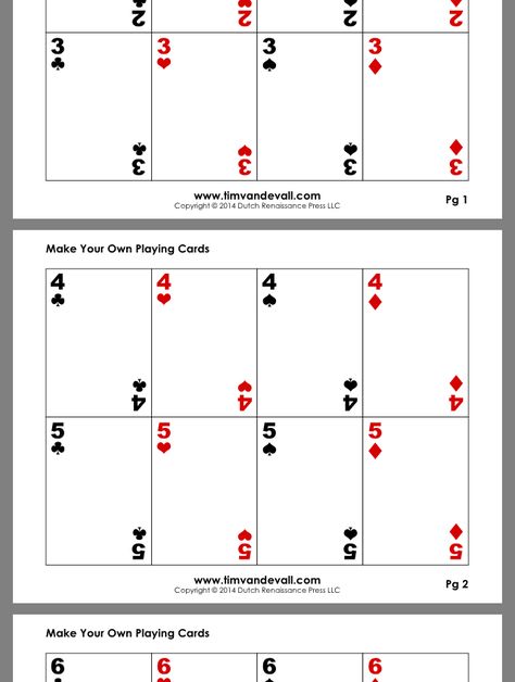 Blank Playing Cards Template, Playing Cards Template, Blank Playing Cards, Printable Playing Cards, Bujo Themes, Playing Cards Design, Card Table, Spreadsheet Template, Casino Night