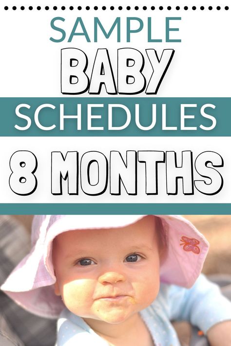 Sample schedules for an 8 month old using the Babywise method. This is the 9th month of life. Baby schedules for 35-39 weeks old. Sample schedules for a 8-9 month old using the Babywise method. Get all of the information you need to baby’s naps, feedings, and night sleep. Schedule For 8 Month Old Baby, 8 Month Old Schedule, 9 Month Baby Food, Babywise Schedule, Baby Food Schedule, Potty Training Help, 8 Month Baby, Baby Wise, 39 Weeks