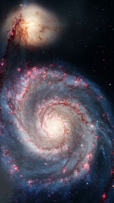 Hubble Pictures, Amoled Wallpapers, Galaxies Wallpaper, Hubble Telescope, Whirlpool Galaxy, Where Is My Mind, Space Images, Space Pictures, Space And Astronomy