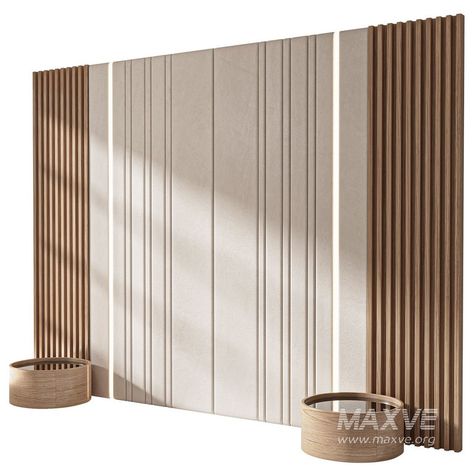 Decorative wall panel composition bedroom set 3 Wall Cladding Ideas, Artistic House, Panel Composition, Wall Elevation, Panel Backdrop, Wall Panel Design, Wall Panelling, Decorative Plaster, 3d Panels