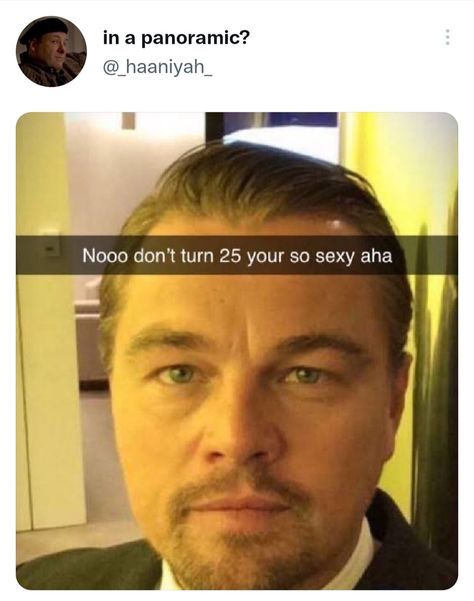 No Dont Turn 25 Leonardo Dicaprio, Leonardo Dicaprio Meme Funny, Leonardo Dicaprio Funny, Leonardo Dicaprio Meme, Turning 25, Old Memes, Girlfriend Humor, Breaking Up, Oscar Winners