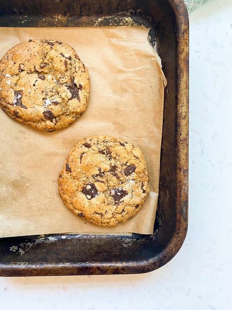 Vegan Sourdough Discard Cookies - Baking with Aimee. Sourdough Discard Cookies, Discard Cookies, Sourdough Focaccia Recipe, Sourdough Starter Discard, Sourdough Focaccia, Discard Recipes, Focaccia Recipe, Vegan Dark Chocolate, Baking Bread Recipes