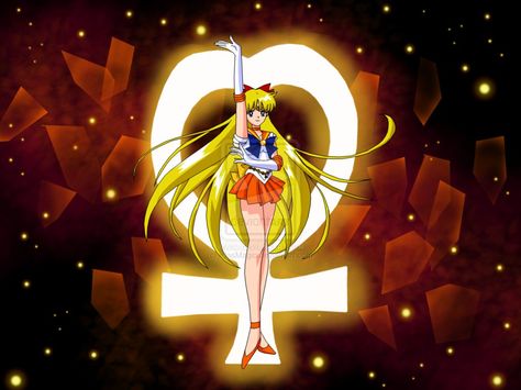 Sailor Venus Final Pose (Manga Uniform) by iHasMagic Sailor Moon Pose, Pose Manga, Moon Icon, Minako Aino, Sailor Moon Aesthetic, The Last Unicorn, Sailor Pluto, Sailor Moon Wallpaper, Sailor Uranus