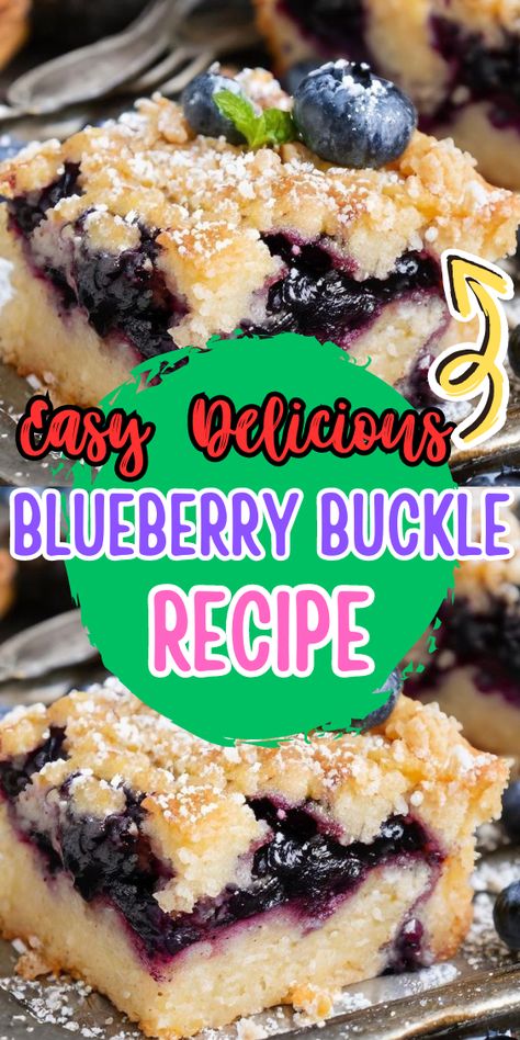 Blueberry Buckle Blueberry Buckle Recipe Easy, Sourdough Blueberry Buckle, Mixed Berry Buckle, Blueberry Buckle With Brown Sugar Topping, Classic Blueberry Buckle, Blueberry Buckle Coffee Cake, Blueberry Buckle Cake, Buckle Recipe, Blueberry Buckle Recipe