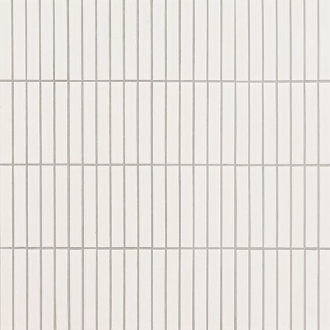 White Matte 1x6 Stack Pattern - MSI Surfaces Ivory Tile Texture, Backsplash Tile Texture, White Kitkat Tiles, Textured Tiles Bathroom, Backsplash Texture, Minimalist Tiles, Kitchen Tile Texture, Mosaic Tiles Texture, Kitkat Tiles