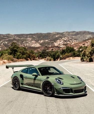 The Road, Porsche, Sports Car, Road, Cars, Sports, Green