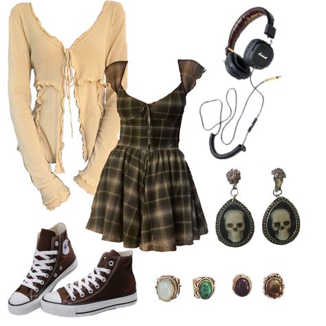 Fairycore Fall Outfits, Fairycore Outfits Grunge, Romantic Summer Outfits, Grunge Moodboard, Grunge Hippie, Dainty Dress, Mode Hippie, Dark Academia Aesthetic, Academia Aesthetic