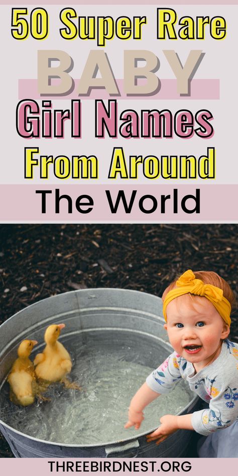 Rare baby girl names from around the world. Really interesting baby girl names and their meanings. If you're looking for a unqiue baby girl name that has meaning and substance this is the list for you. Enjoy! Names And Their Meanings, Rare Baby Girl Names, Cool Baby Girl Names, Rare Names, Baby Girl Name, Good Meaning, Girl Name, Famous Girls