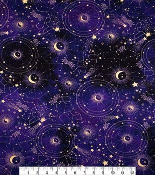 Printed Fabric & Novelty Fabric- JOANN Cloth Paper Towels, Tarot Cloth, Unpaper Towels, Eco Packaging, Pagan Witch, Cloth Wipes, Altar Cloth, Novelty Fabric, Zodiac Constellations