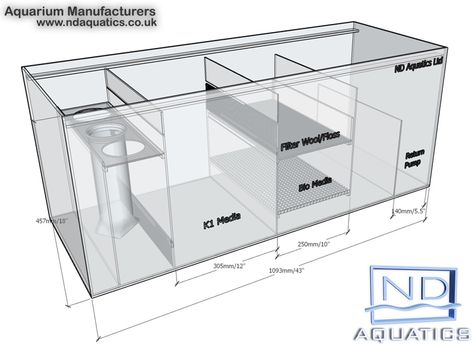 Tropical Fish Tank, Saltwater Aquarium Setup, Aquarium Sump, Sump Tank, Fish Aquarium Decorations, Marine Fish Tanks, Fish Tank Themes, Custom Aquarium, Wall Aquarium