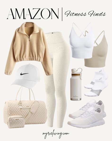 Casual Sporty Outfits, Gymwear Outfits, Fitness Wear Outfits, Cute Lazy Day Outfits, Exercise Equipment, Gym Style, Cute Everyday Outfits, Sporty Outfits, Active Wear Outfits