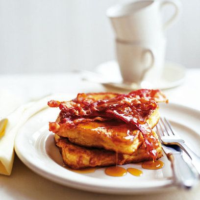 Peanut Butter Syrup Recipe, Delicious French Toast Recipe, Streaky Bacon, Toast Bacon, Caramelized Bacon, Honey Toast, Ultimate Breakfast, Bacon Breakfast, French Toast Easy