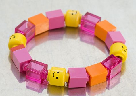 1x1 pink kids LEGO bracelet | emiko-o reware kids bracelet m… | Flickr Lego Girls Birthday Party, Lego Bracelet, Lego Friends Birthday Party, Lego Friends Birthday, Lego Friends Party, Lego Room Decor, Lego Logo, Prek Activities, Lego Jewelry