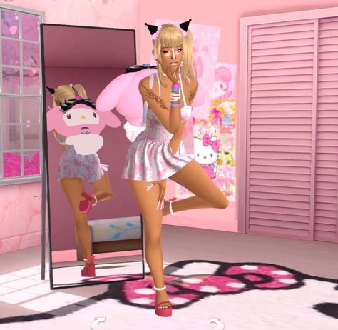 Sims 4 Cas Background Pink Room, Sims 4 Cas Background Hello Kitty, Sims 4 Cas Room, Sims 4 Cas Background Aesthetic, Sims4 Cas Background, Cas Room, Sims 4 Cas Background, Cas Background, Cc Accessories