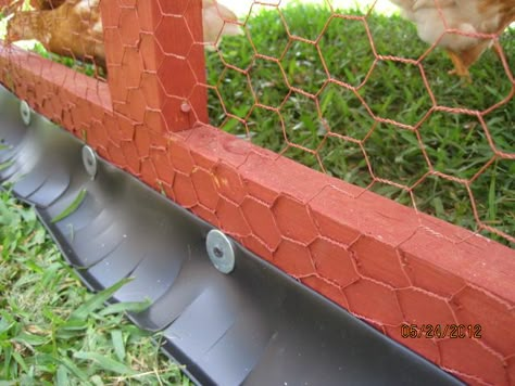 Chicken Tractor Ground Gap Solution Chicken Fence, Chicken Tractors, Chicken Tractor, Chicken Care, Chickens And Ducks, Chicken Coop Designs, Chicken Coop Ideas, Building A Chicken Coop, Keeping Chickens