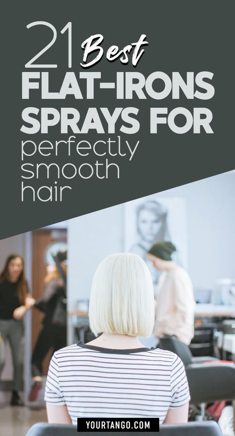 21 Best Flat-Iron Sprays For Perfectly Smooth Hair | YourTango #health #wellness #flatiron #flatironsprays #smoothhair Brazilian Keratin Therapy, Heat Spray, Flat Irons Best, Heat Protector, Heat Protectant Spray, Heat Protectant Hair, Best Hair Oil, Heat Protectant, Best Flats