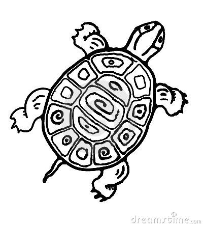 Tribal Turtle Stock Image - Image: 10325131 Hawaiian Turtle Tattoos, Turtle Outline, Tortoise Tattoo, Turtle Illustration, Land Turtles, Sea Turtle Tattoo, Mandala Turtle, Turtle Images, Turtle Quilt