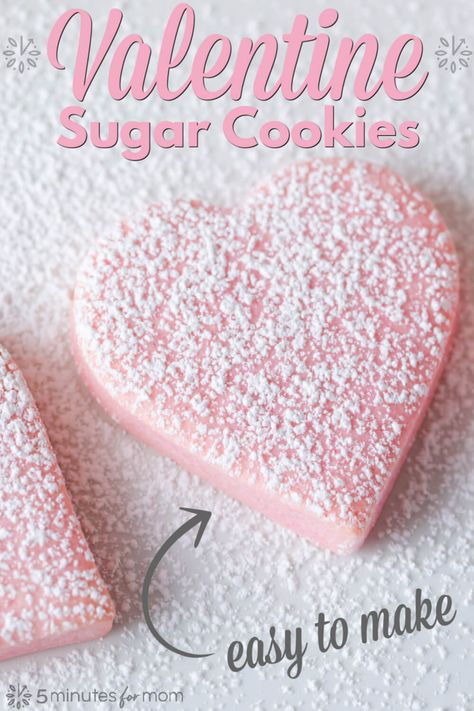 Valentine Sugar Cookies Recipe - Make Valentine’s Day Sugar Cookies FAST with these quick tips for cookie success! And if you want gluten-free sugar cookies, this recipe provides options for regular flour and gluten-free flour. #ValentinesDayCookies #SugarCookies #ValentineCookies Valentine Sugar Cookie Recipe, Gluten Free Valentines, Cut Sugar, Valentines Day Sugar Cookies, Valentines Cookies, Valentine Sugar Cookies, Sugar Cookie Recipe Easy, Valentines Baking, Gluten Free Sugar Cookies