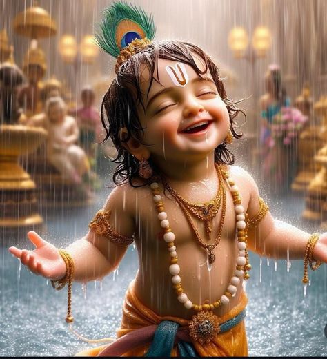 Little Kanha Ji Images, Jay Shree Krishna, Sree Krishna, Cartoon Love Photo, Little Krishna, Baby Krishna, Pics For Dp, Ram Photos, Photo To Cartoon