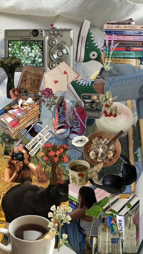 Vision Board Collage, Aesthetic Shuffles, Iphone Home Screen Layout, Magazine Collage, Pretty Animals, Bright Future, Aesthetic Collage, Screen Savers, Ipad Wallpaper