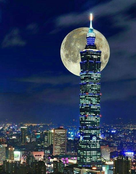 Night Aesthetic Pics, Taipei 101, New Taipei City, New York Night, Landmark Buildings, City Background, Joker Art, Cyberpunk City, Taipei Taiwan