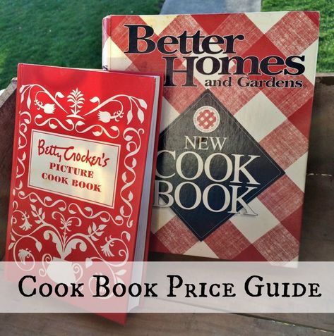 VINTAGE COOK BOOKS I Price Guide I adirondackgirlatheart.com #vintagecookbook #vintage #cookbook #cookbooks #priceguide #cookbookpriceguide #collecting