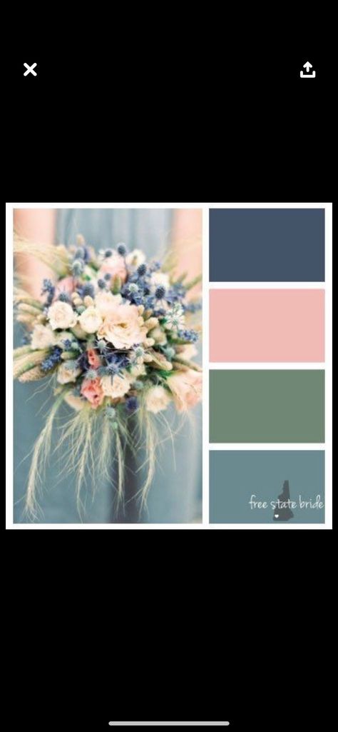 Our colour scheme. Sage Green, dusky pink, electric pink, inky blue & slate blue Sage Green Blush And Blue Wedding, Blue Sage And Pink Wedding, Sage Blue Pink Color Palette, Slate Blue And Pink Wedding, Blue Gold Pink Color Palette, Pink Blue Green Wedding Colour Palettes, Sage Green Blue Pink Color Palette, Blue Green Pink Colour Palette, Sage Green Navy Blue Blush Pink Gold Wedding